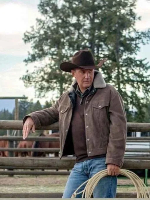 Yellowstone Kevin Costner Corduroy Jacket