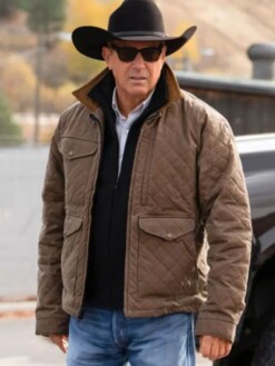 Yellowstone Kevin Costner Quilted Jacket