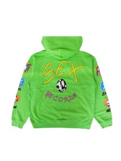 New Funky Sex Records Green Hoodie