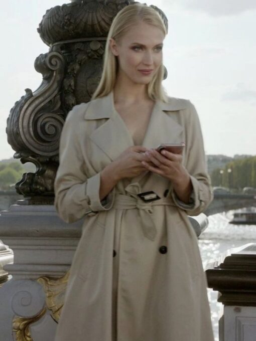 Emily In Paris Camille Razat Cotton Coat