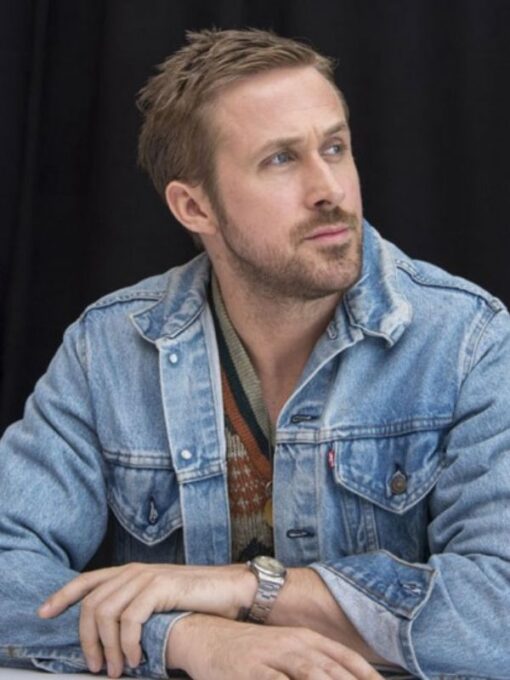 Ryan Gosling Barbie Ken Blue Denim Jacket