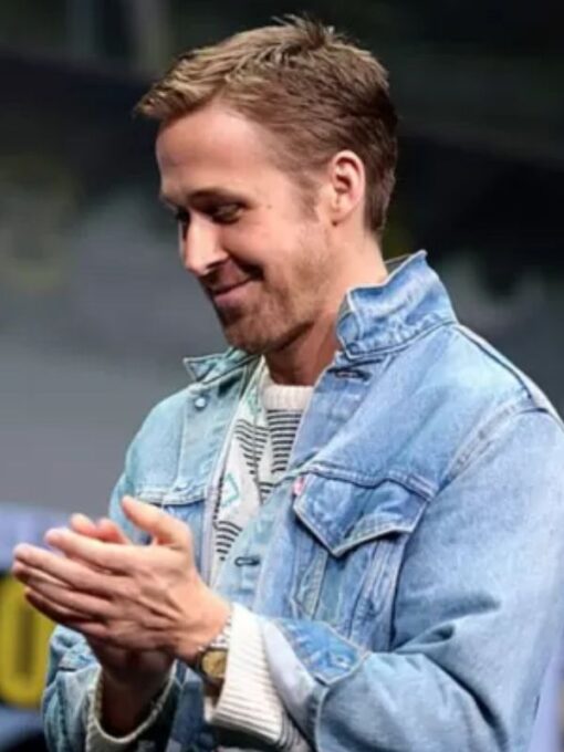 Ryan Gosling Barbie Ken Blue Denim Jacket