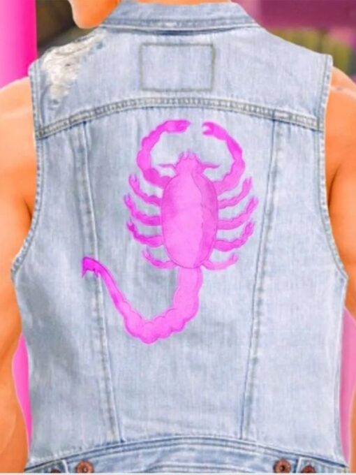 Barbie 2023 Ryan Gosling Denim Vest