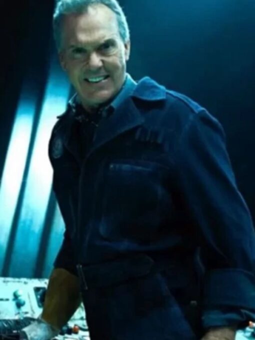 The Flash 2023 Michael Keaton Blue Jacket