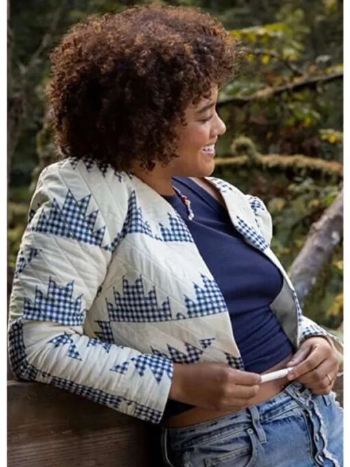 Kiersey Clemons Somebody I Used to Know 2023 Quilted Jacket