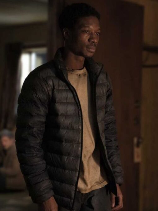 The Last of Us 2023 Lamar Johnson Black Puffer Jacket