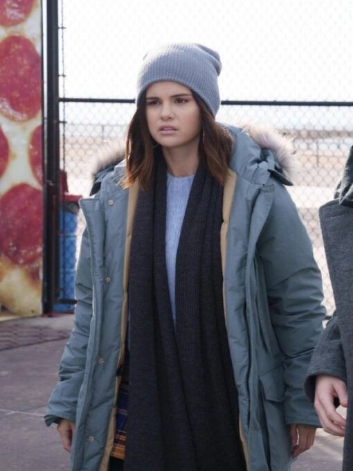 Only Murders in the Building Mabel Mora Grey Parka Hooded Jacket