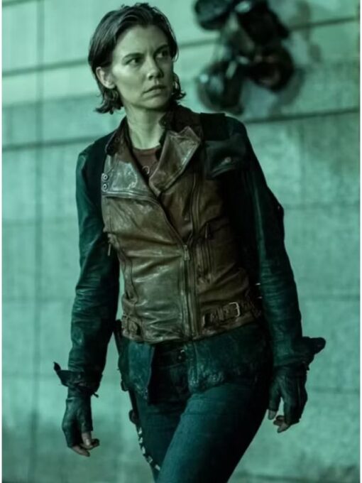 The Walking Dead City Maggie Rhee Leather Vest