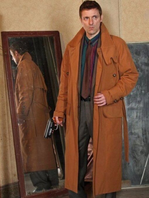 The classic Men’s Blade Runner 1982 Harrison Ford Brown Coat comes with the Button closure which is timeless Free Shipping Order Now!!