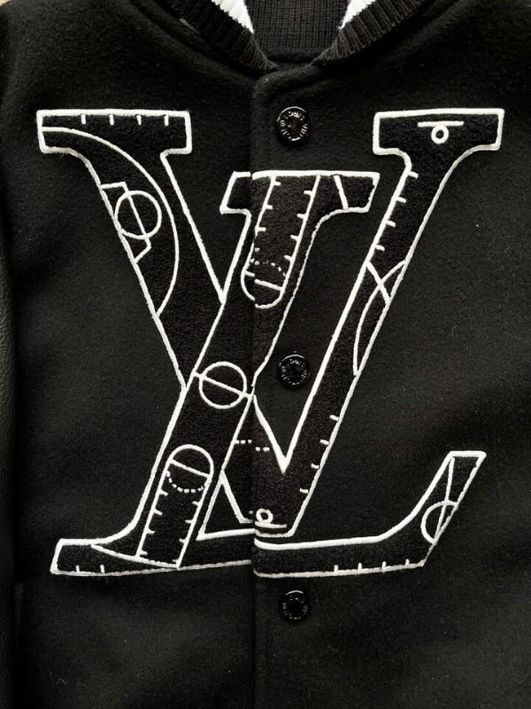 Yellow & Black Louis Vuitton varsity jacket. in 2023