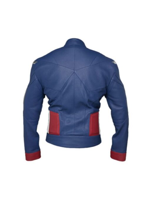 The First Avengers Steve Rogers Chris Evans Leather Jacket