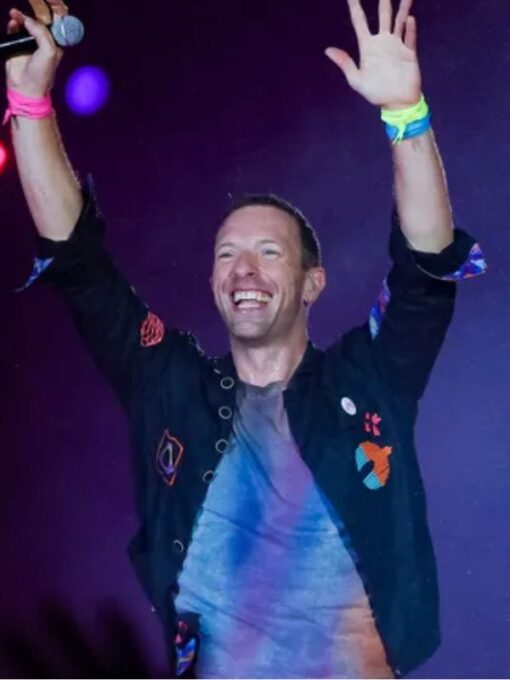 Coldplay Chris Martin Black Cotton Jacket