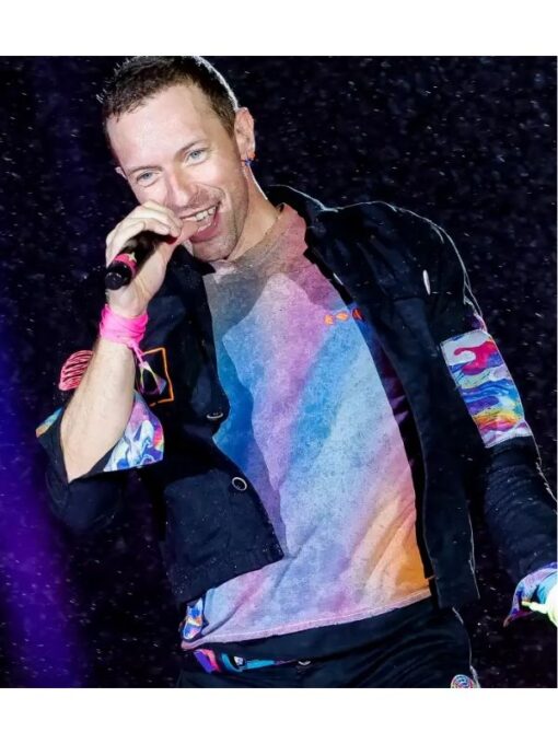 Coldplay Chris Martin Black Cotton Jacket