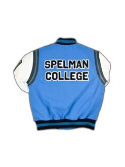 Spelman College Bomber Letterman Varsity Jacket
