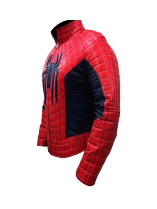 Spiderman Biker Style Leather Jacket