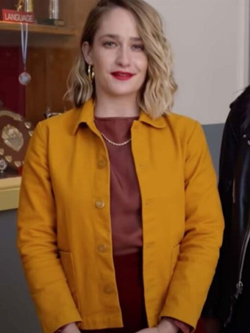 Jemima Kirke Yellow Cotton Jacket