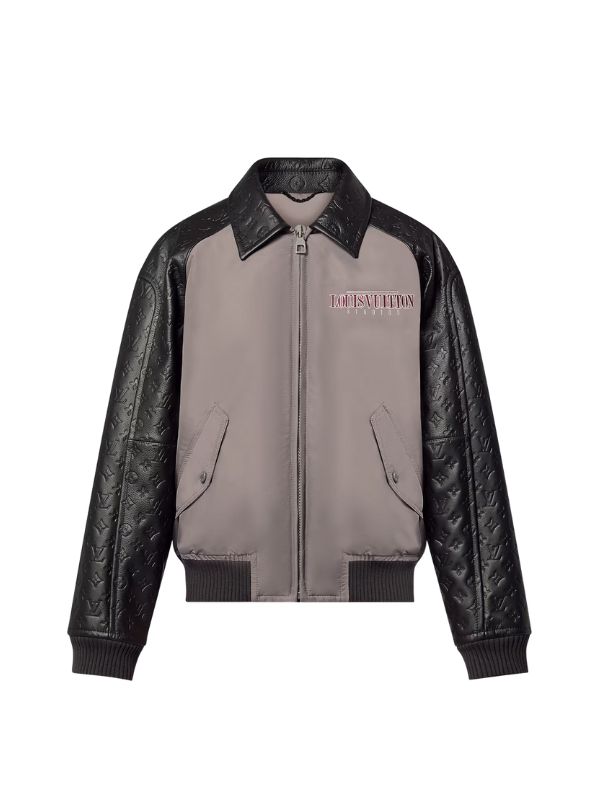 FW22 Louis Vuitton Black Varisty Jacket