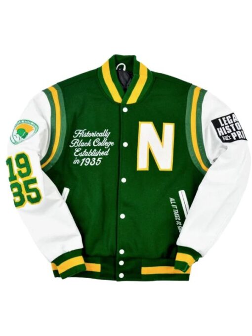 Norfolk State Motto 2.0 University Green Varsity Jacket