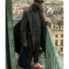 Lupin S03 Omar Sy Black and Blue Trench Coat