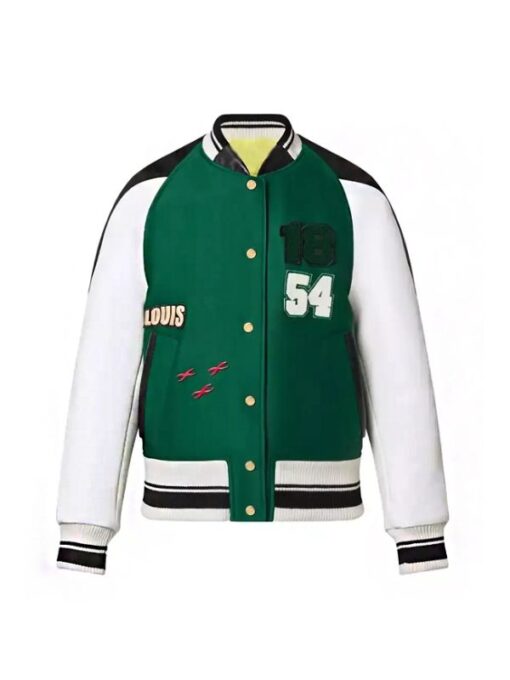Louis Vuitton Green Patch Varsity Jacket