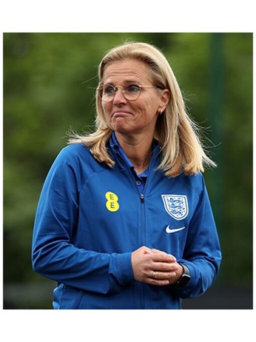 National Football Team England Lionesses Blue Jacket Tracksuit