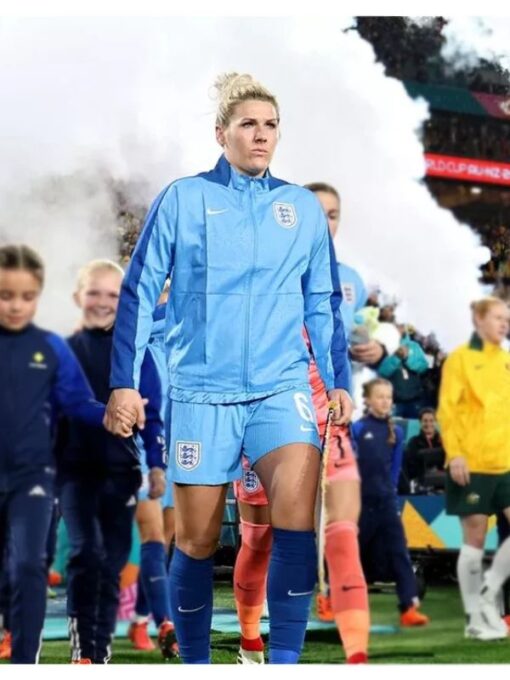 England Lionesses Womens Anthem Blue Jacket
