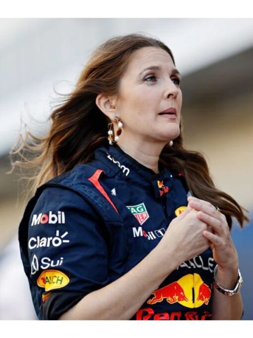F1 Grand Prix Drew Barrymore Red Bull Racing Jacket
