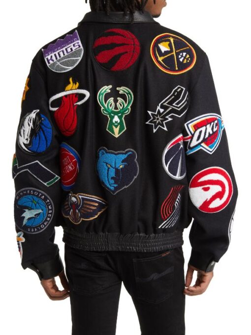 NBA Collage Los Angels Lakers Wool Blend Jacket