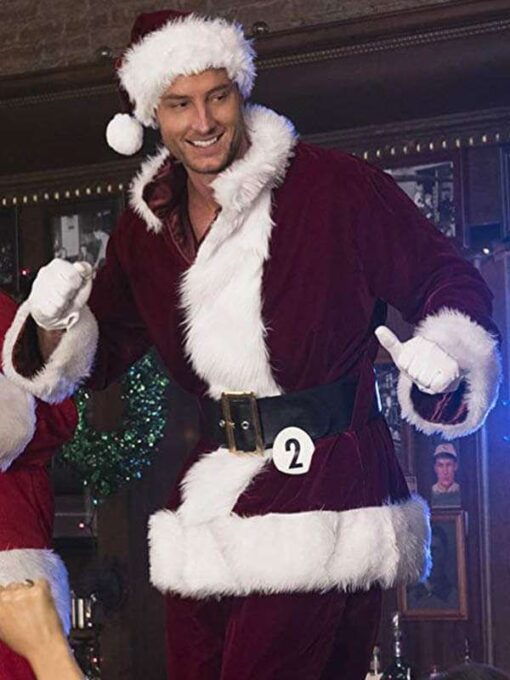 Ty Swindel A Bad Moms Christmas Justin Hartley Red Costume Jacket