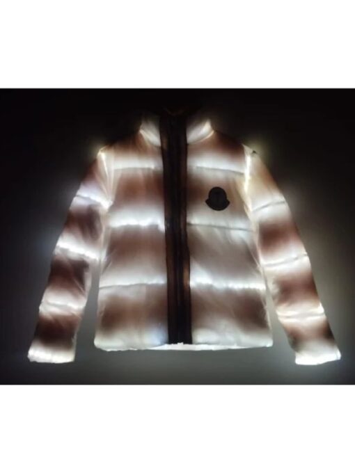 PA LED Light Glow Bright White Puffer Jacket
