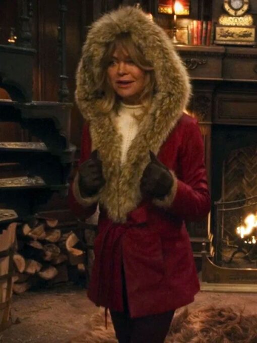 Goldie Hawn The Christmas Chronicles Mrs. Claus Red Jacket