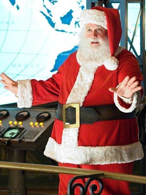 Paul Giamatti Fred Claus Nick Santa Claus Costume Jacket
