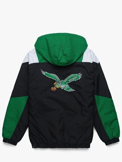 Starter Eagles Black and Green Pullover Jacket