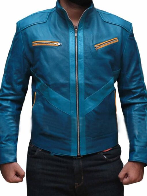Ajay Ghale Far Cry 4 Blue Leather Jacket