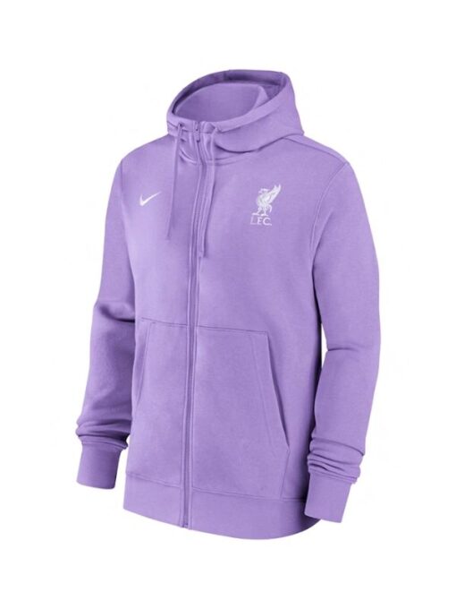 Liverpool Nike Club Purple Zip-Up Hoodie