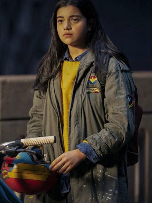 Kamala Khan Ms. Marvel Iman Vellani Military Green Jacket