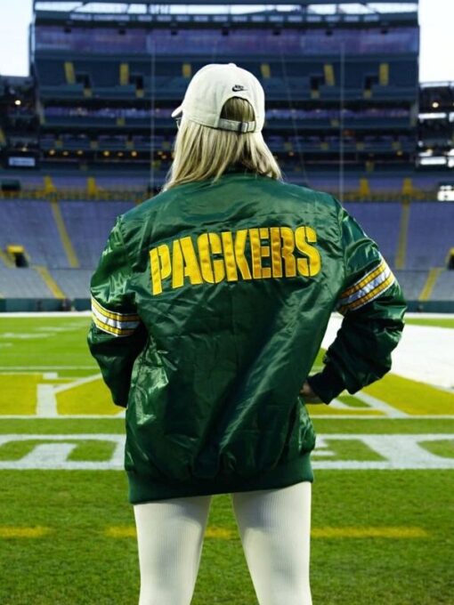 Green Bay Packers Liv Morgan Starter Varsity Jacket