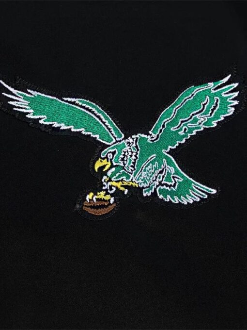 Philadelphia Eagles Team Origin Satin Varsity Jacket