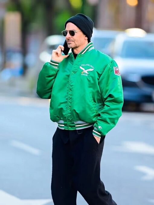 Philadelphia Eagles Bradley Cooper Green Varsity jacket