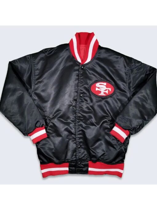 Starter San Francisco 49ers 80s Satin Full-Snap Jacket