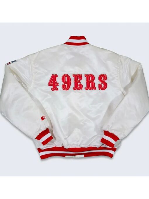 Starter San Francisco 49ers 80s Satin Full-Snap Jacket