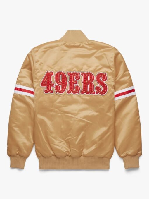Roman Geike San Francisco 49ers Gold Bomber Jacket