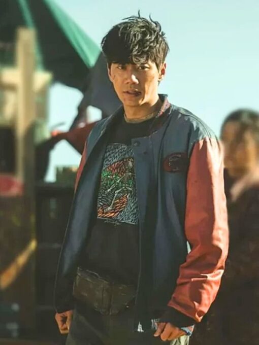 Lee Joon-Young Badland Hunters Blue and Red Jacket
