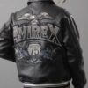 Avirex King 75 Black Leather Jacket