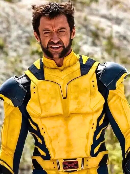 Hugh Jackman Deadpool 3 2024 Yellow Jacket