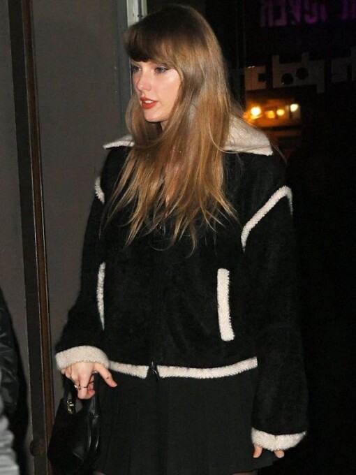 Taylor Swift Guest In Residence Grizzly Bomber Jacket