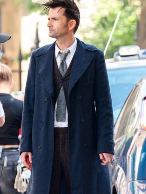 Doctor Who The Doctor Blue Trench Coat