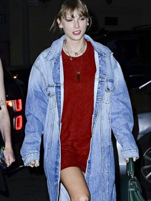 Taylor Swift Blue Denim Coat