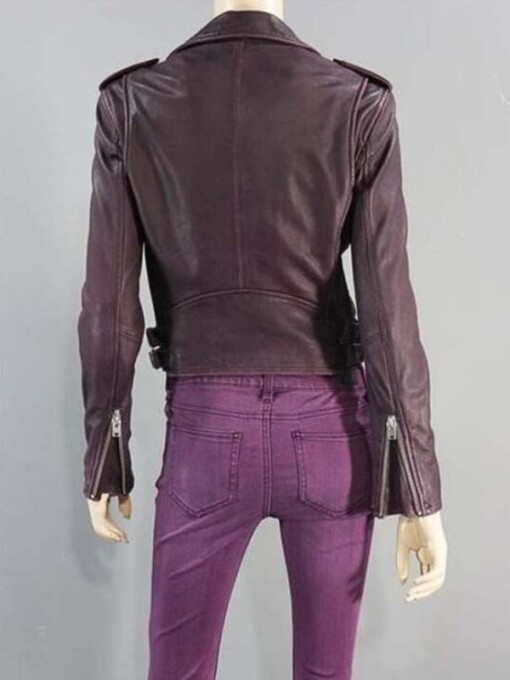 Fargo Nikki Swango Purple Leather Jacket
