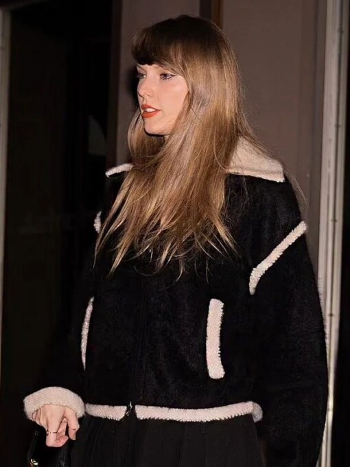 Taylor Swift Guest In Residence Grizzly Bomber Jacket